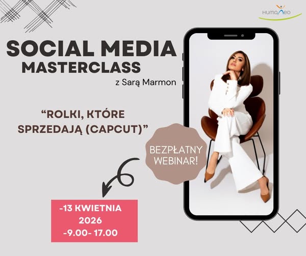Social Media Masterclass z Sarą Marmon: ROLKI, KTÓRE SRZEDAJĄ (CAPCUT)