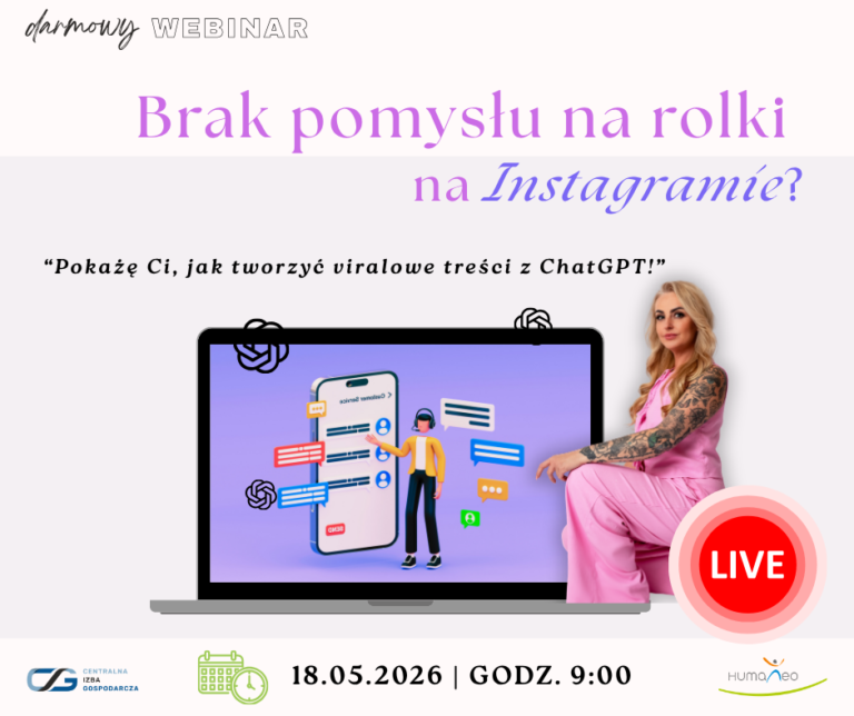 Brak pomysłu na rolki na Instagramie? Pokażę Ci, jak tworzyć viralowe treści z ChatGPT